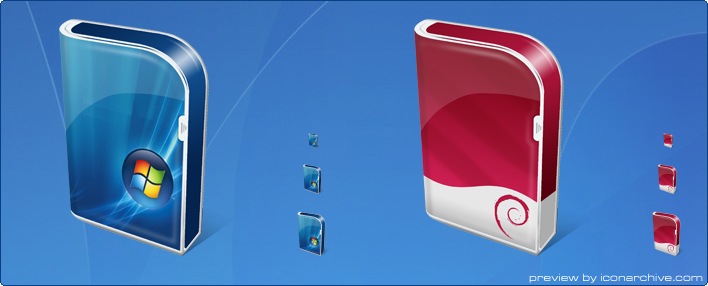 Vista Like Boxes Icons