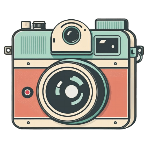 Flat Red Smooth Camera Icon | Outline Camera Iconpack | Icon Archive