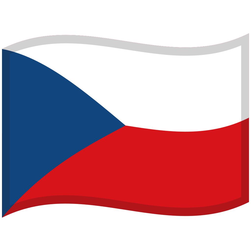 Czechia Waved Flag Icon | Waved Flags Iconpack | Wikipedia Authors