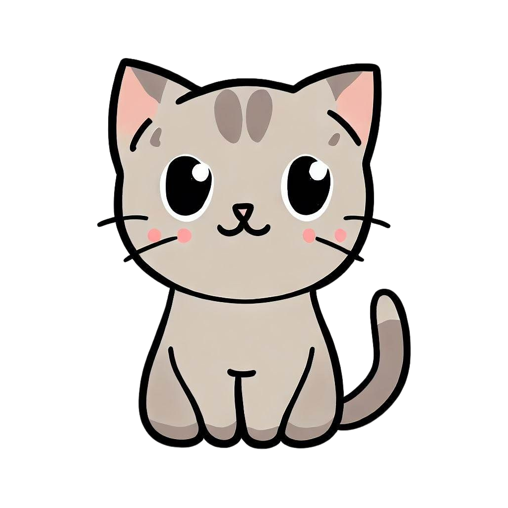 Cute Cat Icon, Cute Animal Iconpack