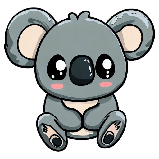 Cute Koala Icon, Cute Animal Iconpack
