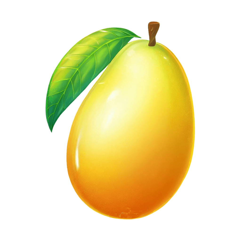 Mango Illustration Icon | Realistic Illustration Fruit Iconpack | Icon ...