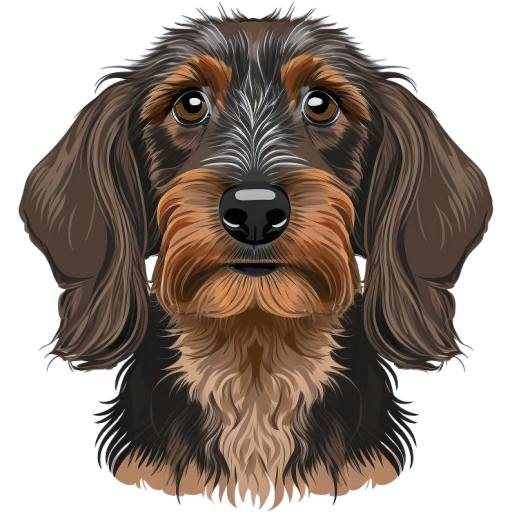 Wire Haired Dachshund Dog - Diamond Painting - Diamond Painting