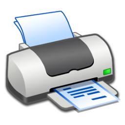 Hardware Printer Text Icon | Refresh Cl Iconpack | TpdkDesign