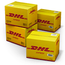DHL Shipping Box Icon | Container 4 / Cargo Vans Iconpack | Antrepo